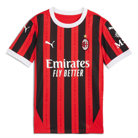 Rafael Leão AC Milan 2024/25 Home Player Shirt - Red