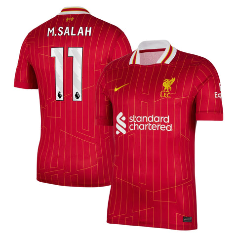 Mohamed Salah Liverpool 2024/25 Home Player Shirt – Red