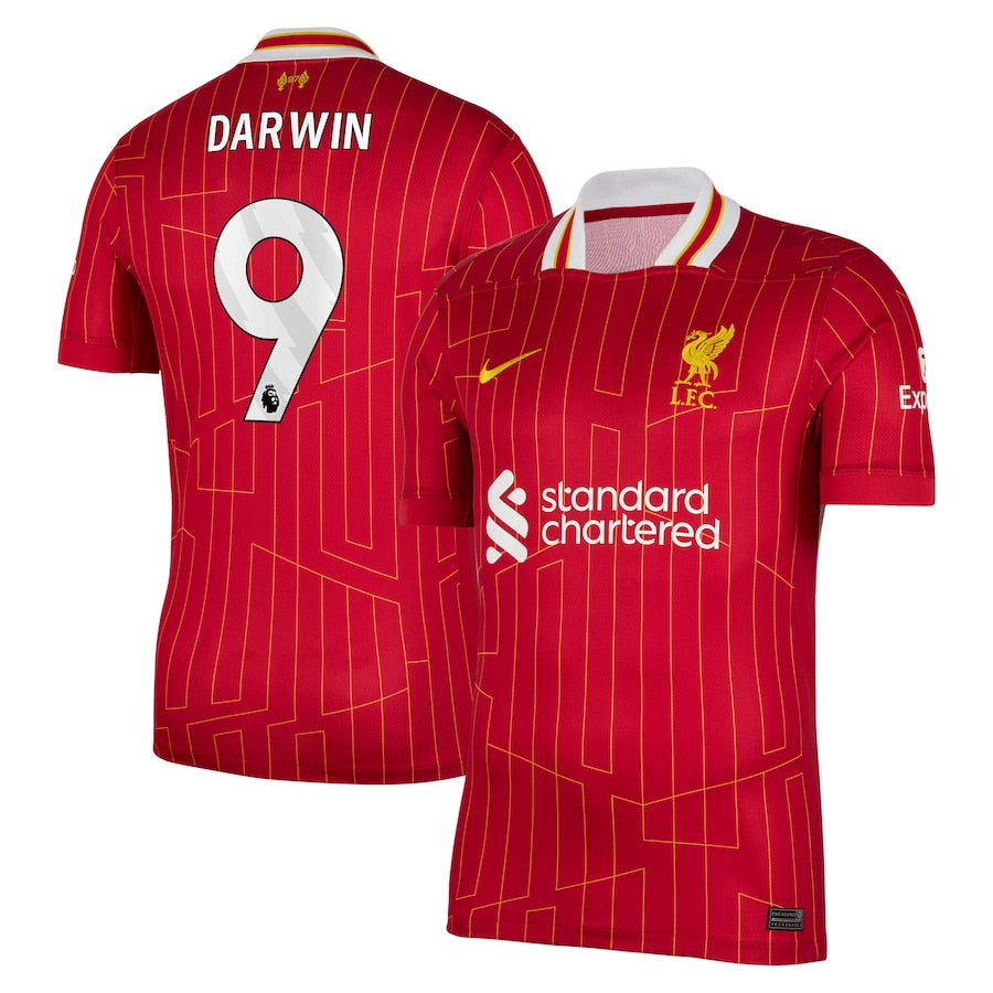 Darwin Núñez Liverpool 2024/25 Home Player Shirt – Red