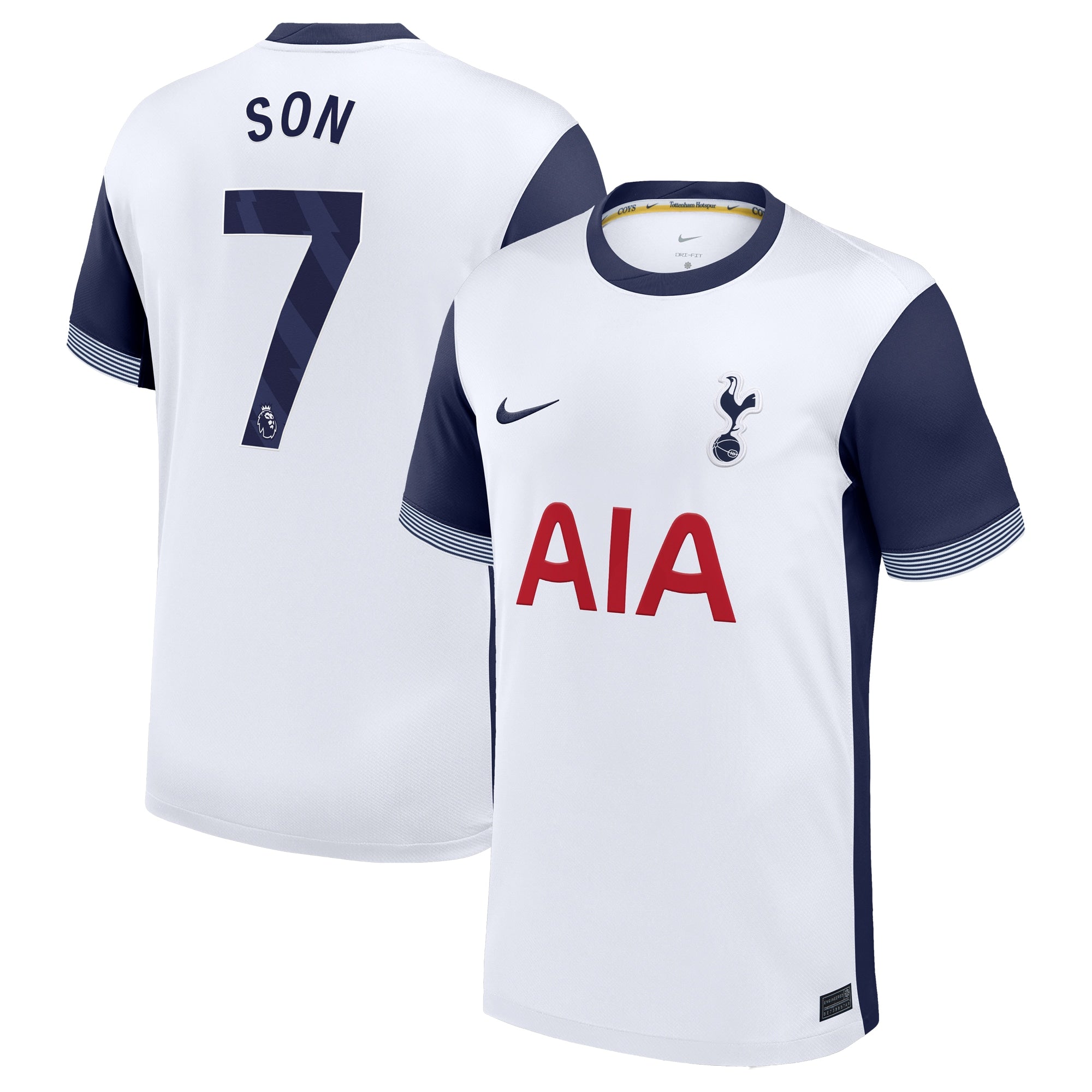 Son Heung-Min Tottenham Hotspur 2024/25 Home Player Shirt - White
