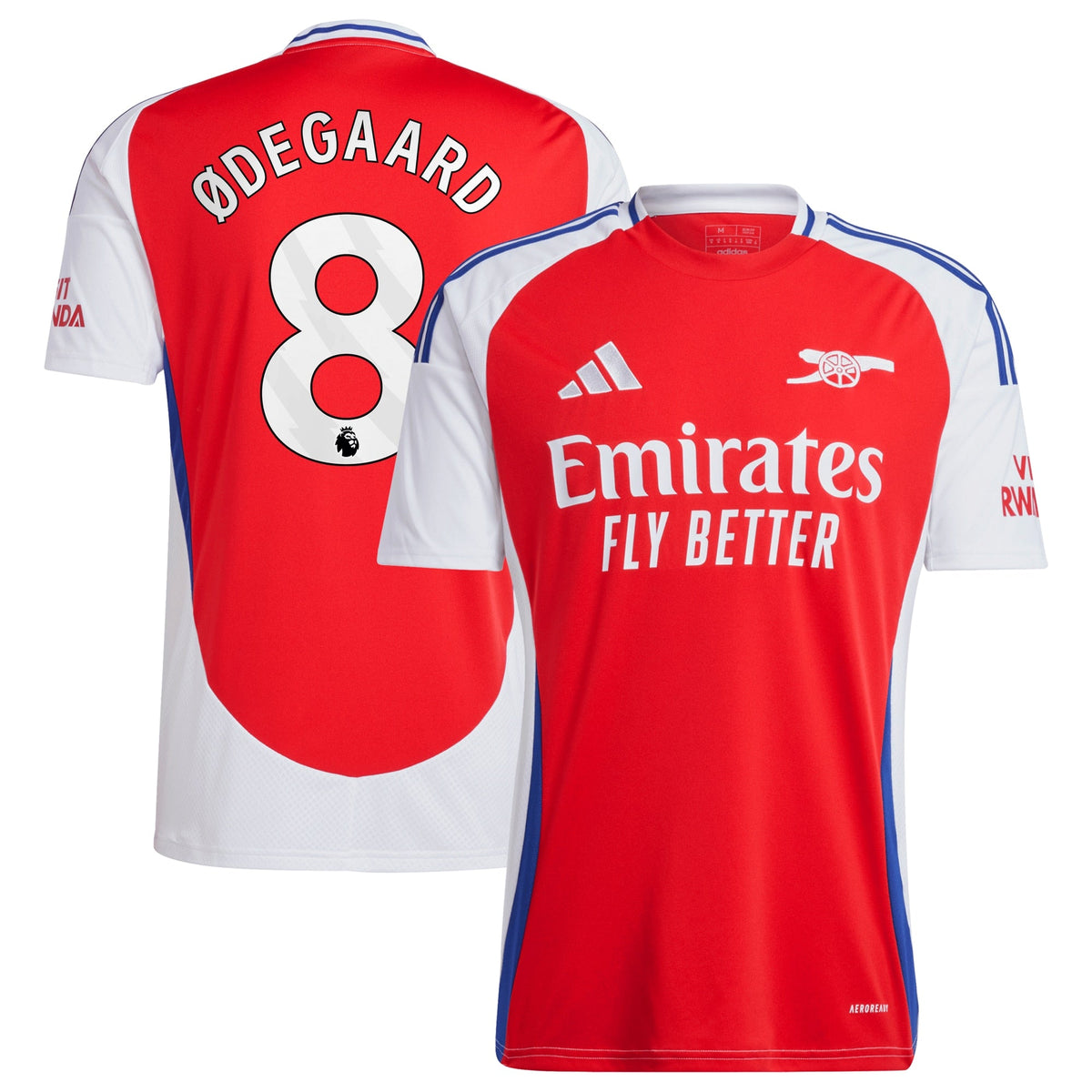 Martin Odegaard Arsenal 2024/25 Home Player Shirt – Red