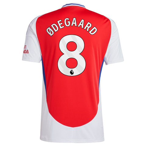 Martin Odegaard Arsenal 2024/25 Home Player Shirt – Red