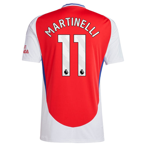 Gabriel Martinelli Arsenal 2024/25 Home Player Shirt – Red