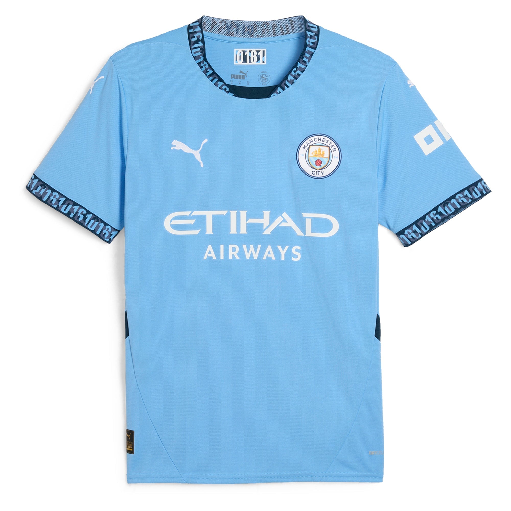 Kevin De Bruyne Manchester City 2024/25 Home Player Shirt - Light Blue