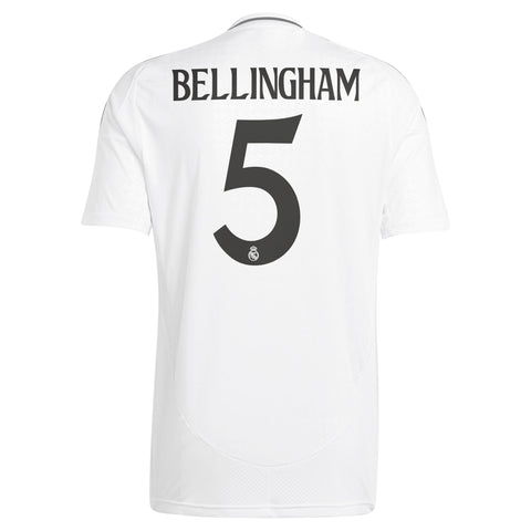 Jude Bellingham Real Madrid Youth 2024/25 Home Player Shirt - White