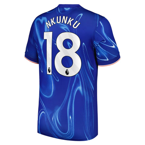 Christopher Nkunku Chelsea 2024/25 Home Player Shirt - Blue