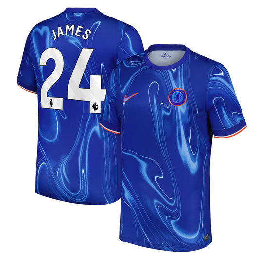 Reece James Chelsea 2024/25 Home Player Shirt - Blue