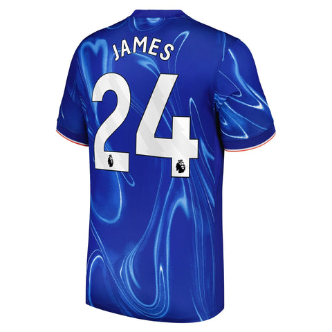 Reece James Chelsea 2024/25 Home Player Shirt - Blue