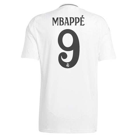 Kylian Mbappé Real Madrid Youth 2024/25 Home Player Shirt - White