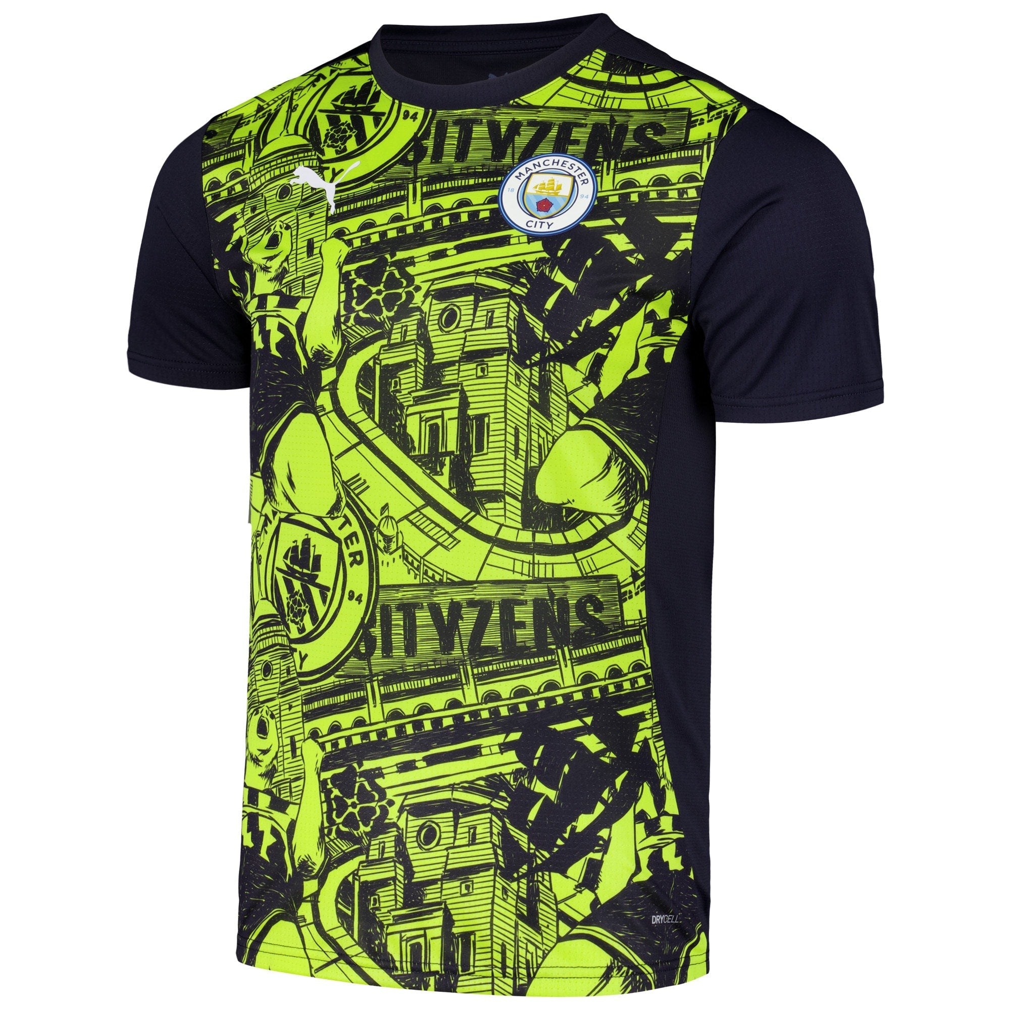 Manchester City 2024/25 Pre-Match Shirt - Black