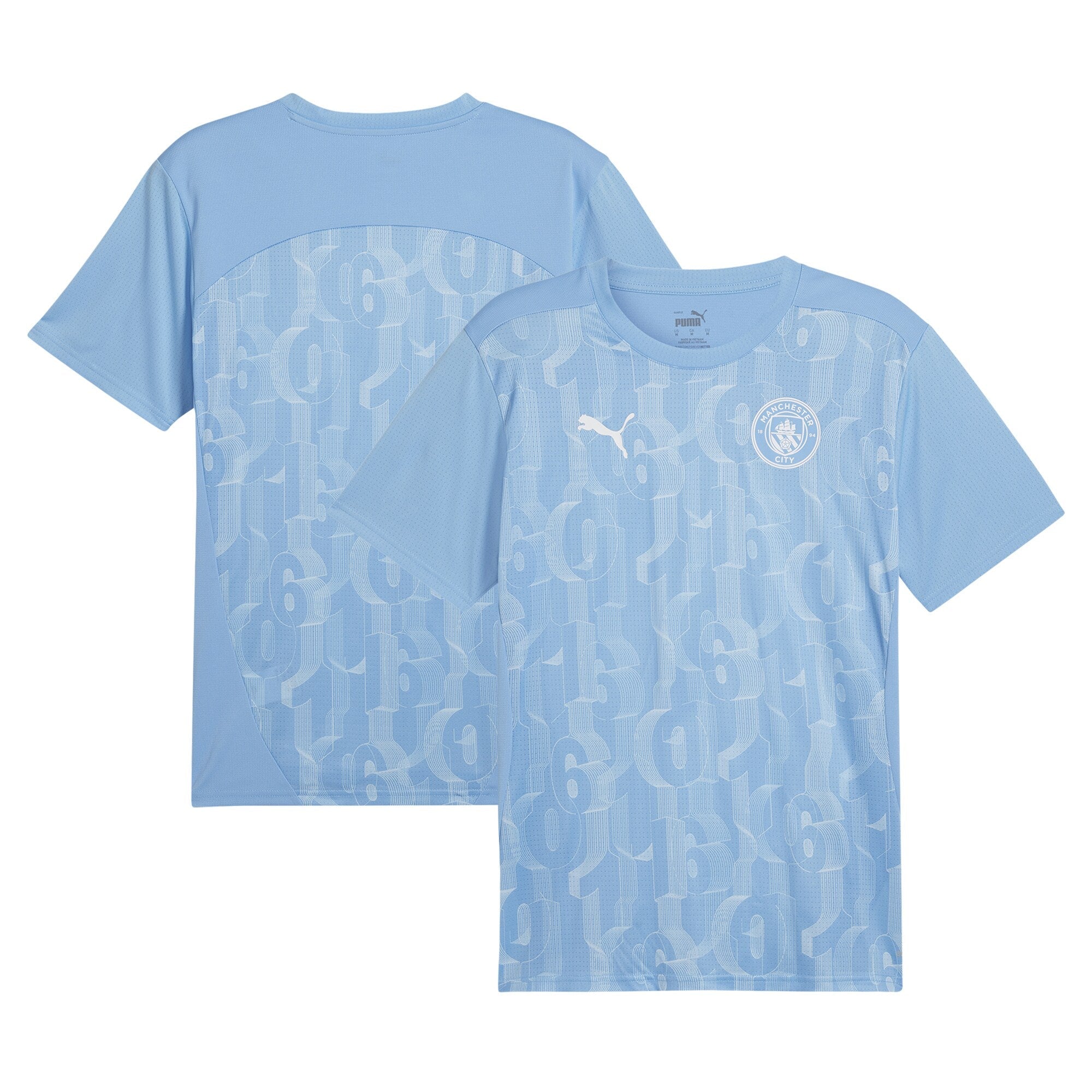 Manchester City 2024/25 Pre-Match Shirt - Light Blue