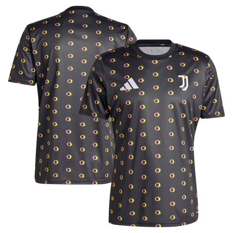 Juventus 2024/25 Slim Fit Pre-Match Top - Black