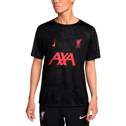 Liverpool 2024/25 Third Academy Pro Pre-Match Top - Black