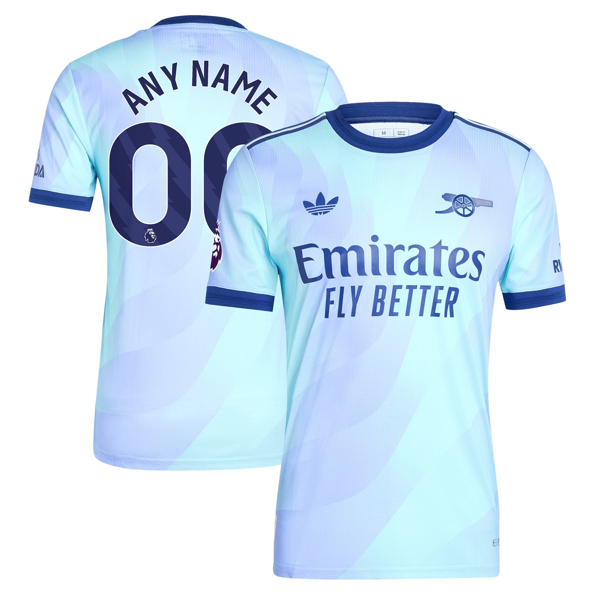 Arsenal Originals 2024/25 Third Custom Shirt - Aqua
