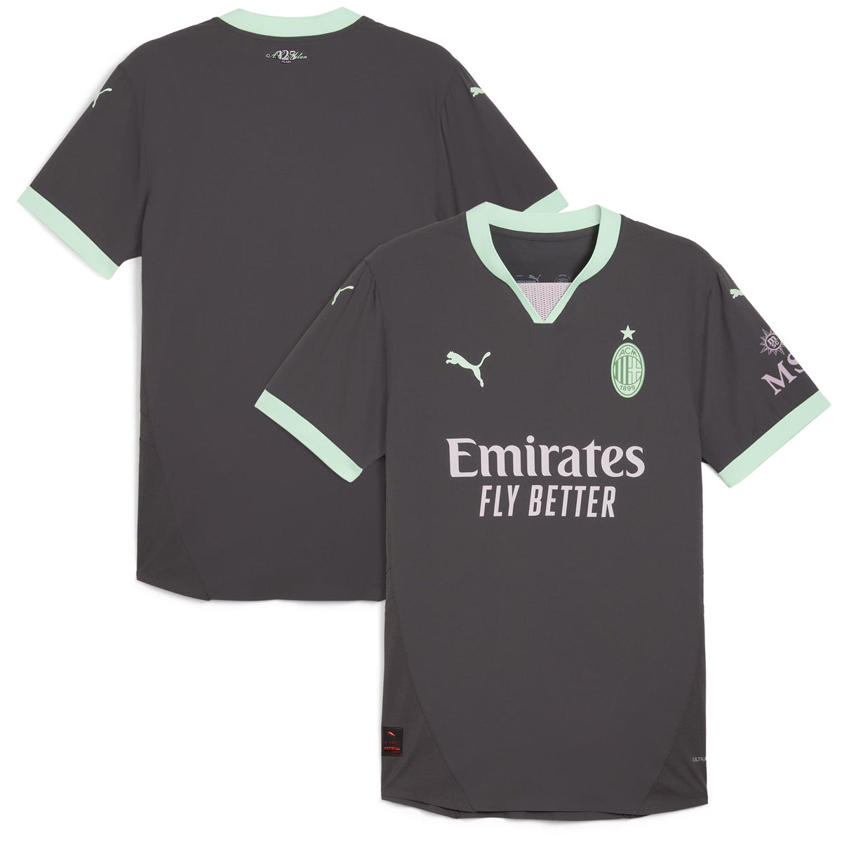 AC Milan 2024/25 Third Shirt - Charcoal