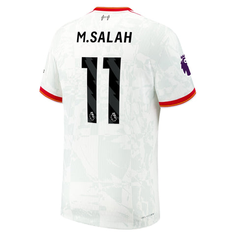 Mohamed Salah Liverpool 2024/25 Third Shirt - White