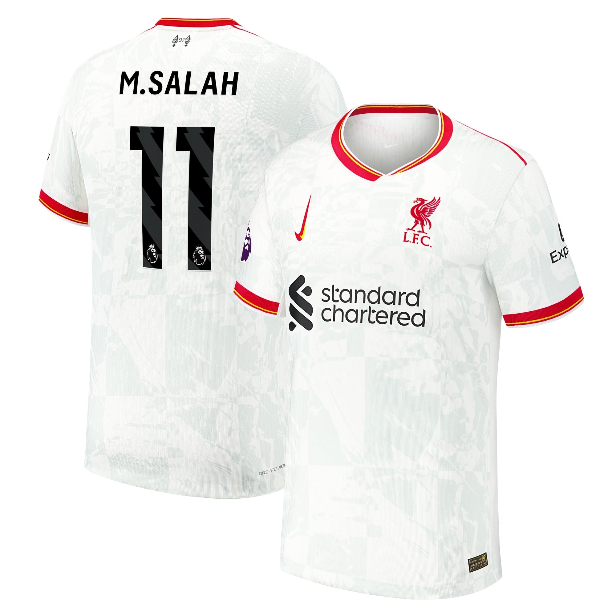 Mohamed Salah Liverpool 2024/25 Third Shirt - White
