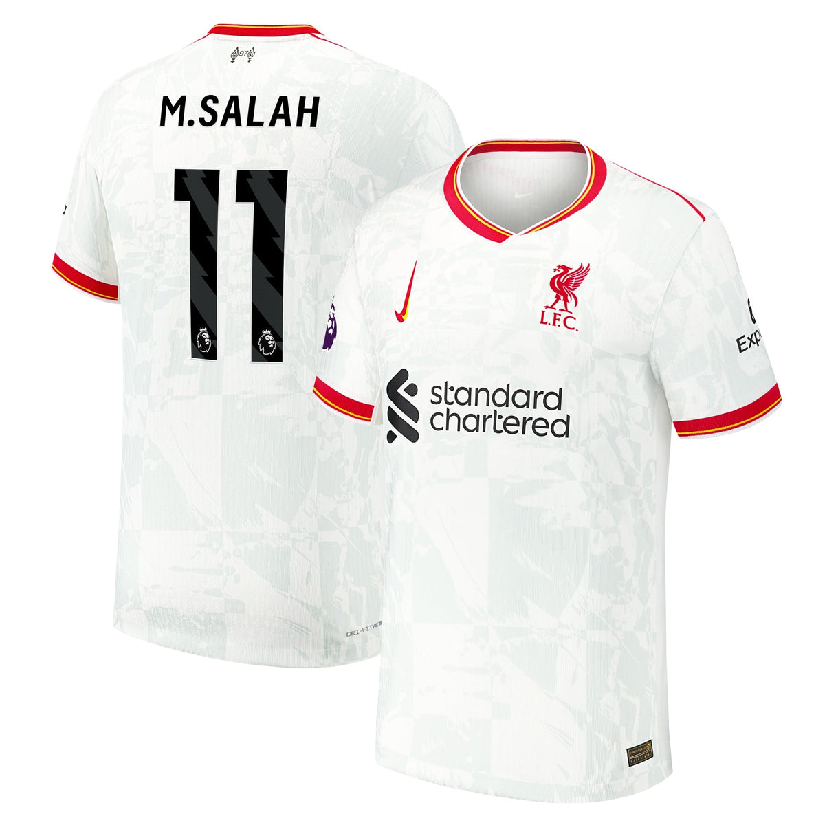 Mohamed Salah Liverpool 2024/25 Third Shirt - White