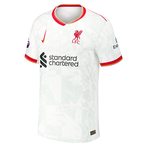 Virgil van Dijk Liverpool 2024/25 Third Shirt - White