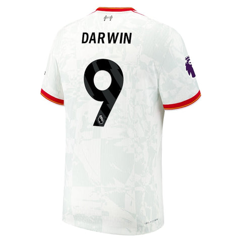 Darwin Núñez Liverpool 2024/25 Third Shirt - White