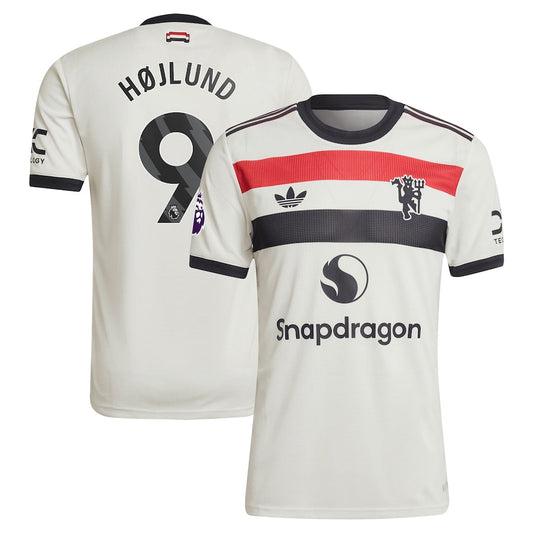 Rasmus Højlund Manchester United Originals 2024/25 Third Shirt - Cream