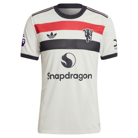 Rasmus Højlund Manchester United Originals 2024/25 Third Shirt - Cream
