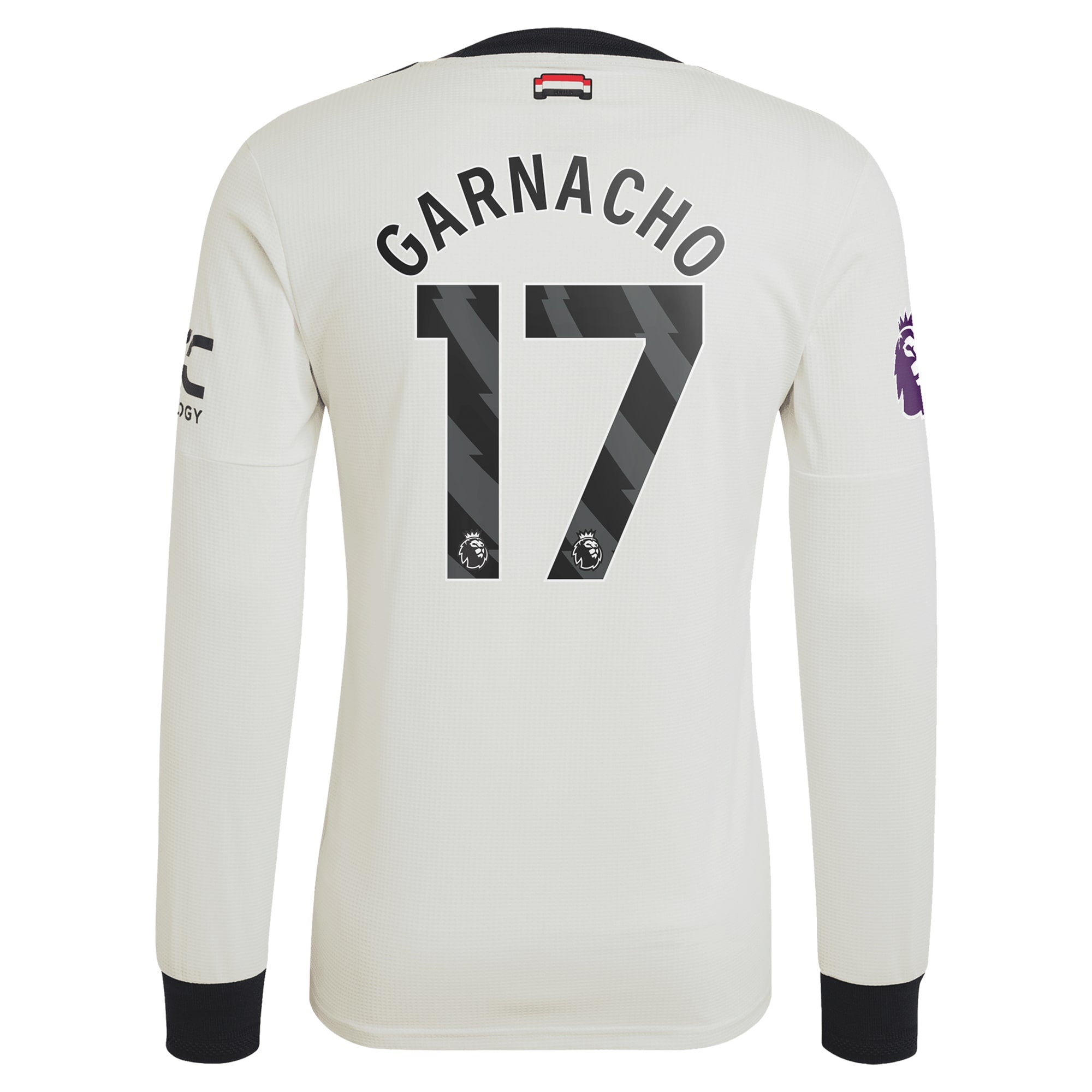 Alejandro Garnacho Manchester United Originals 2024/25 Third Long Sleeve Shirt - Cream