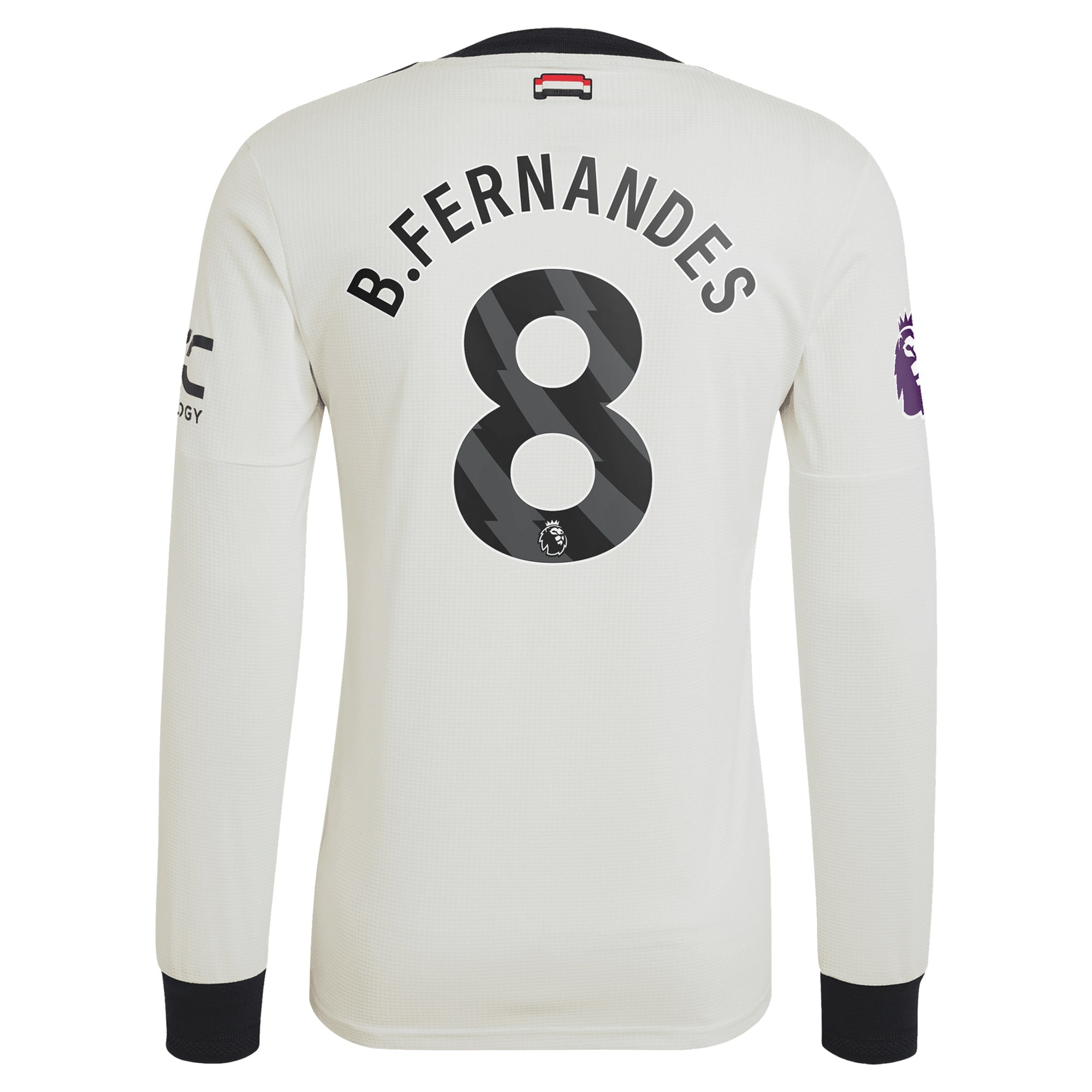 Bruno Fernandes Manchester United Originals 2024/25 Third Long Sleeve Shirt - Cream