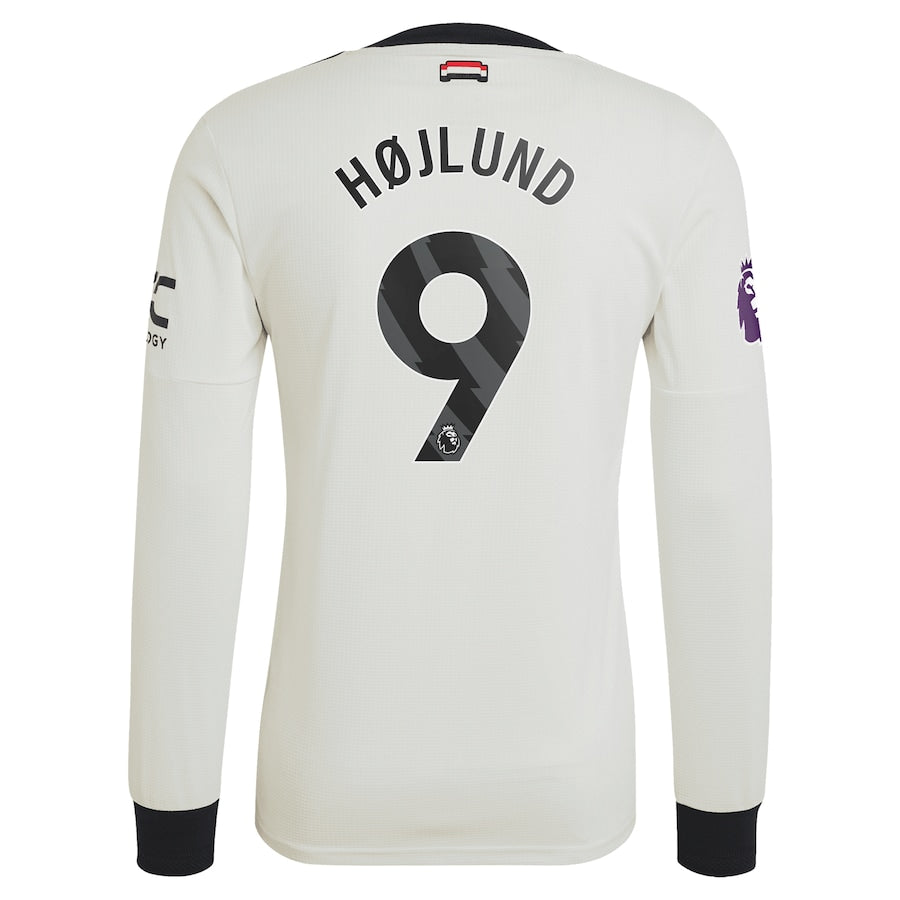 Rasmus Højlund Manchester United Originals 2024/25 Third Long Sleeve Shirt - Cream