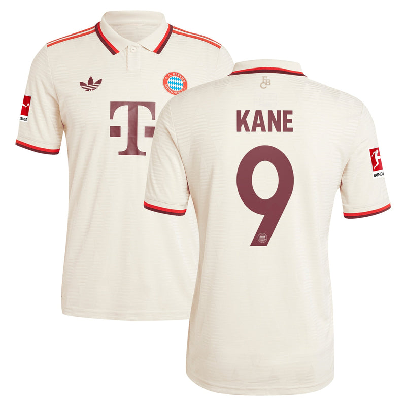 Harry Kane Bayern Munich adidas 2024/25 Third Player Jersey - Cream