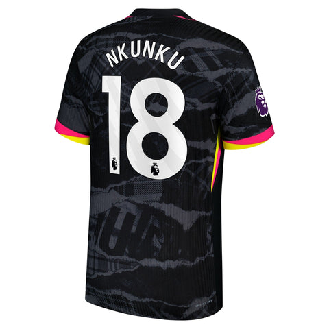 Christopher Nkunku Chelsea 2024/25 Third Player Shirt - Anthracite