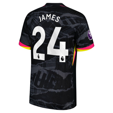 Reece James Chelsea 2024/25 Third Player Shirt - Anthracite