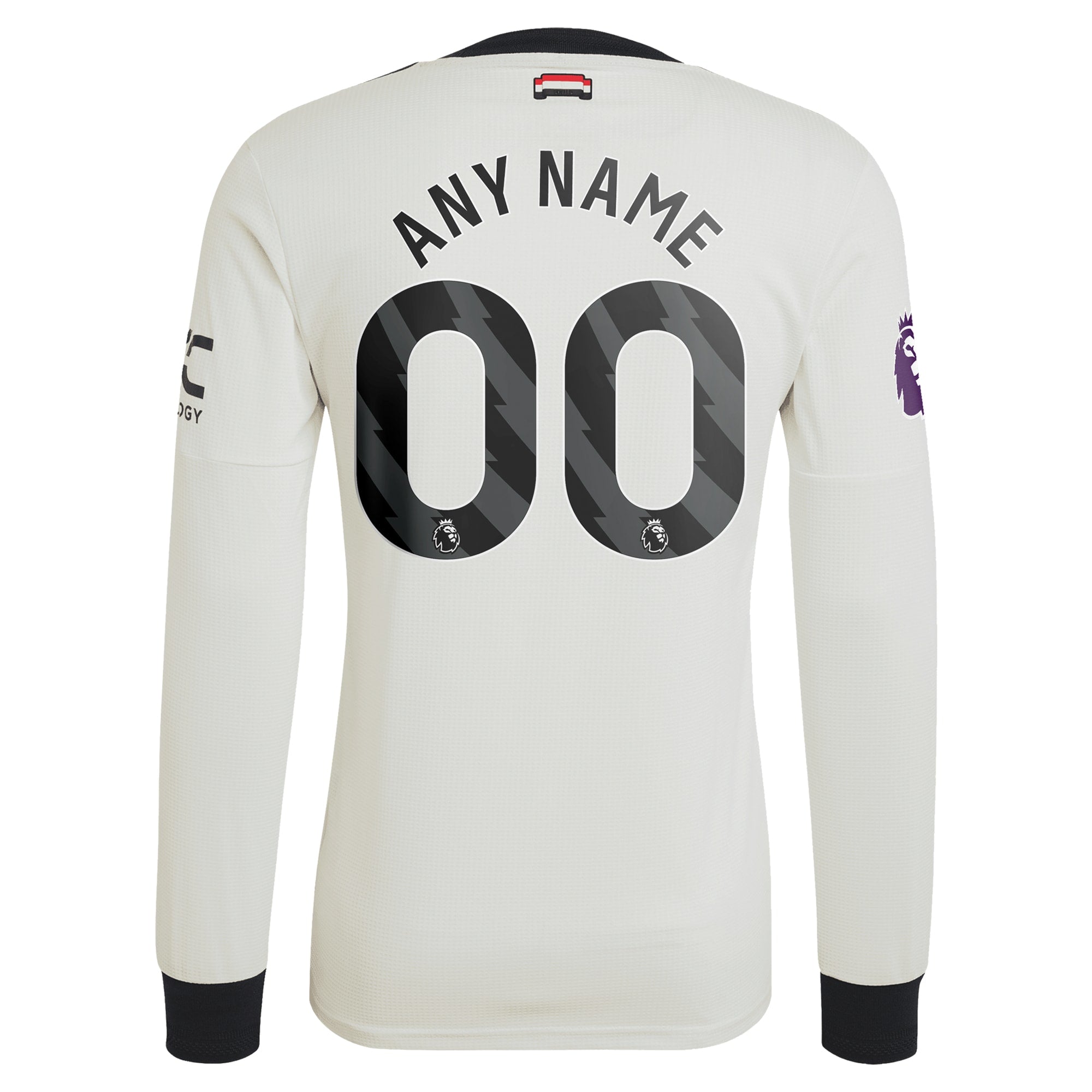 Manchester United Originals 2024/25 Third Custom Long Sleeve Shirt - Cream