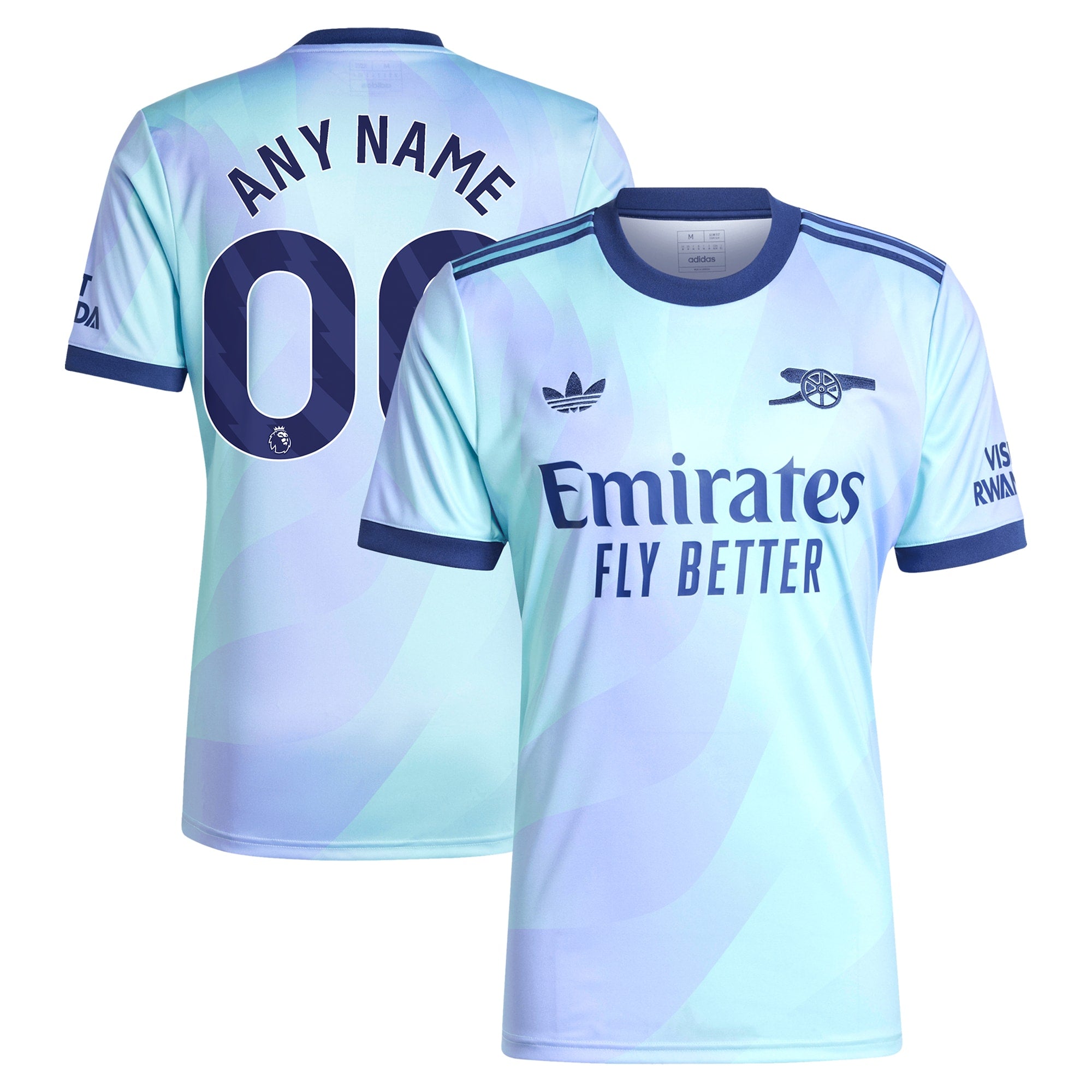 Arsenal Originals 2024/25 Third Custom Shirt - Aqua