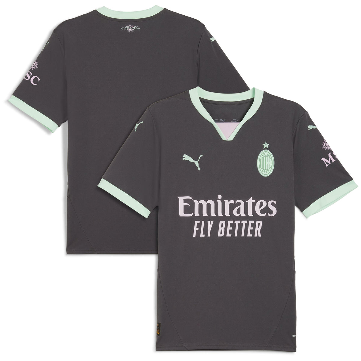 AC Milan 2024/25 Third Shirt - Charcoal