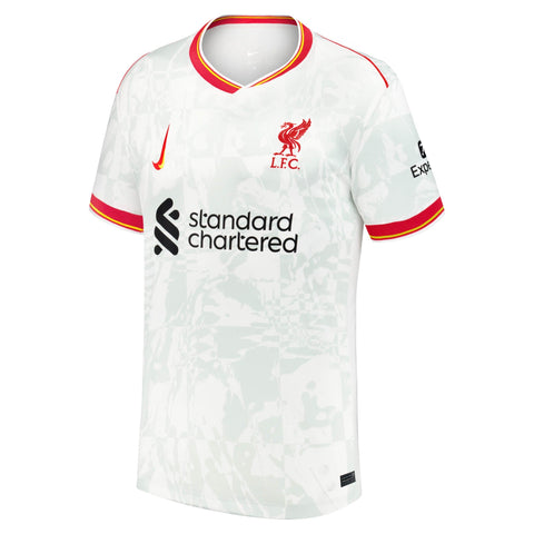 Mohamed Salah Liverpool 2024/25 Third Shirt - White