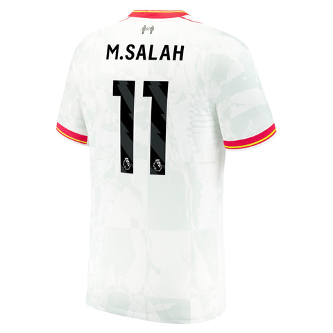 Mohamed Salah Liverpool 2024/25 Third Shirt - White