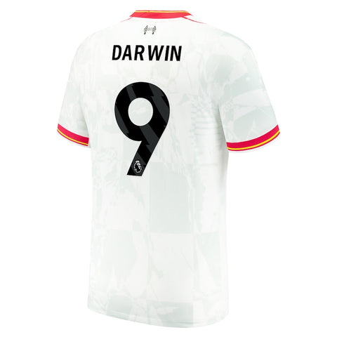 Darwin Núñez Liverpool 2024/25 Third Shirt - White