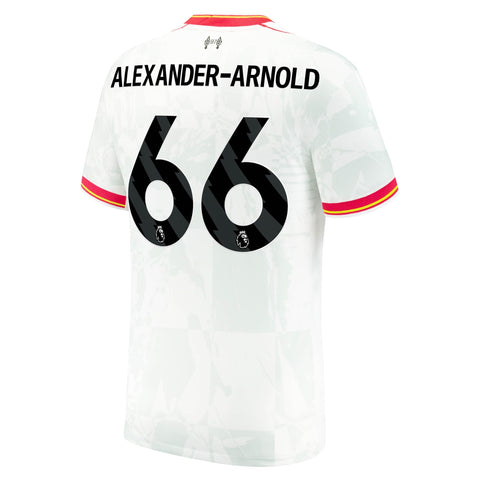 Trent Alexander-Arnold Liverpool 2024/25 Third Shirt - White