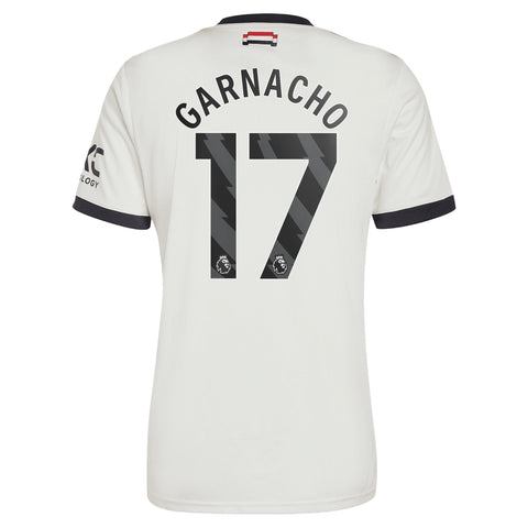 Alejandro Garnacho Manchester United Originals 2024/25 Third Shirt - Cream