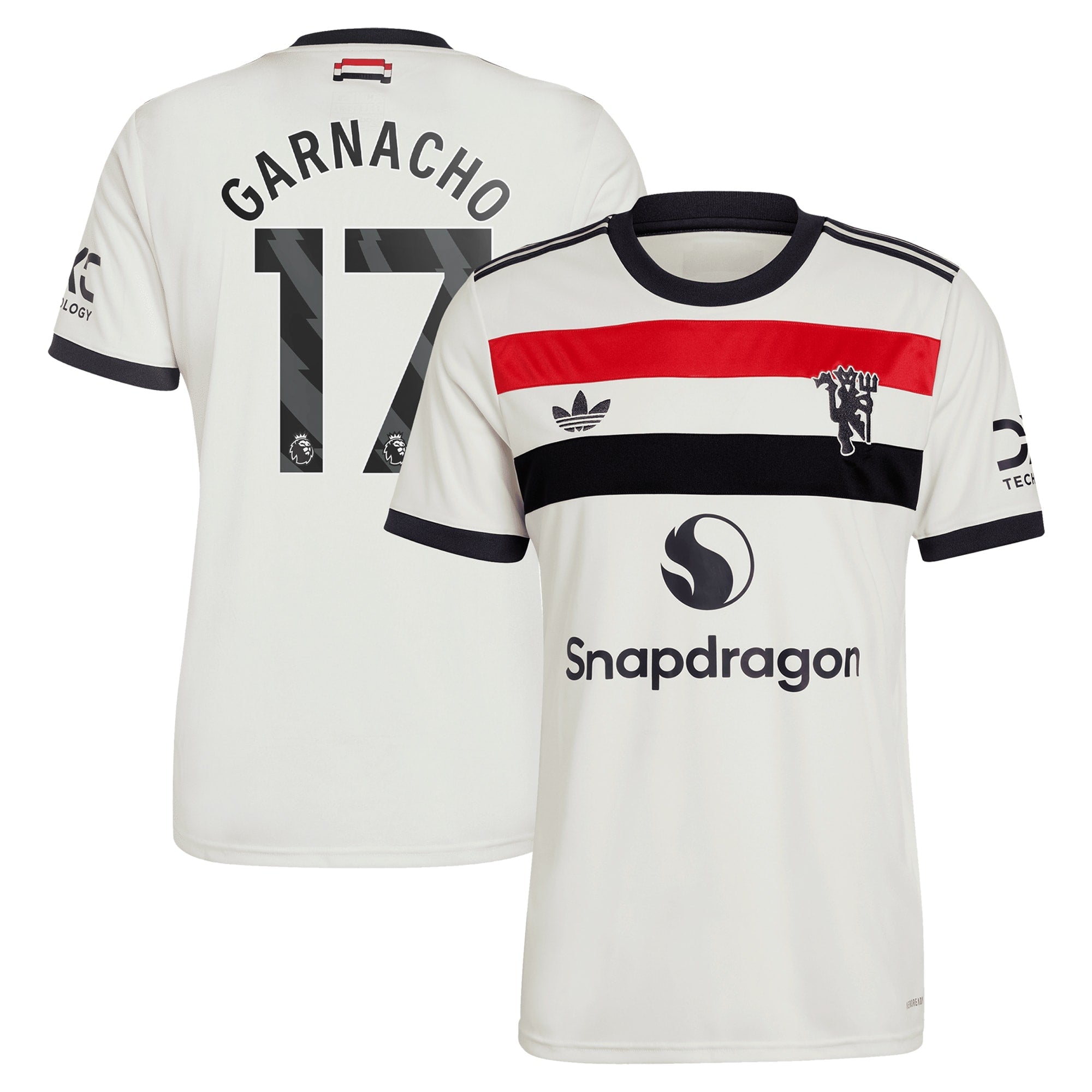 Alejandro Garnacho Manchester United Originals 2024/25 Third Shirt - Cream