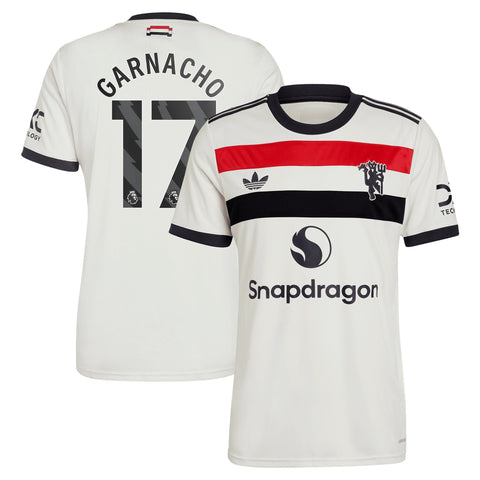 Alejandro Garnacho Manchester United Originals 2024/25 Third Shirt - Cream