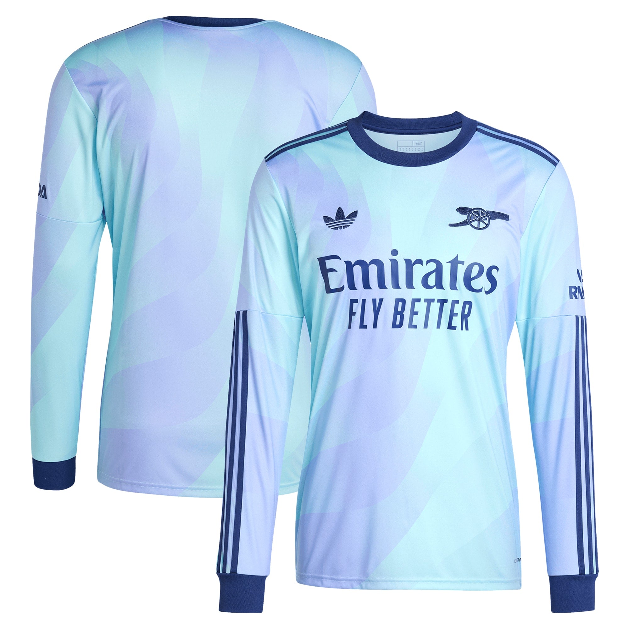 Arsenal Originals 2024/25 Third Long Sleeve Shirt - Aqua