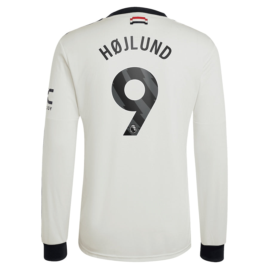 Rasmus Højlund Manchester United Originals 2024/25 Third Long Sleeve Shirt - Cream
