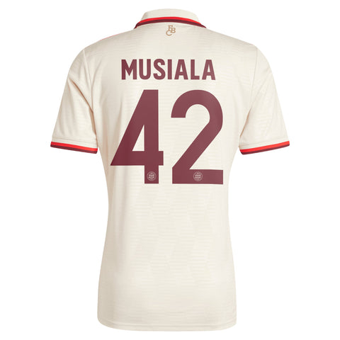 Jamal Musiala Bayern Munich Originals 2024/25 Third Player Shirt - Cream