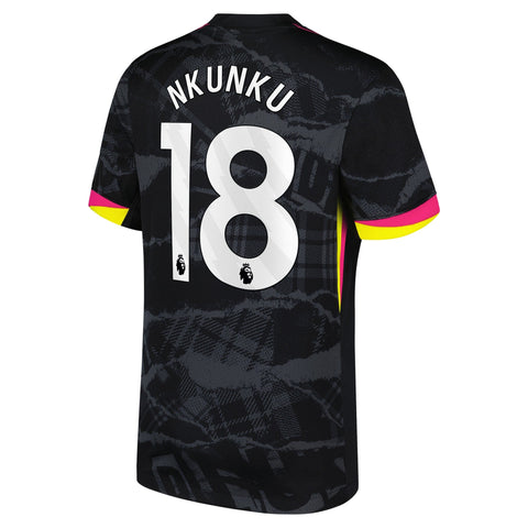 Christopher Nkunku Chelsea 2024/25 Third Player Shirt - Anthracite