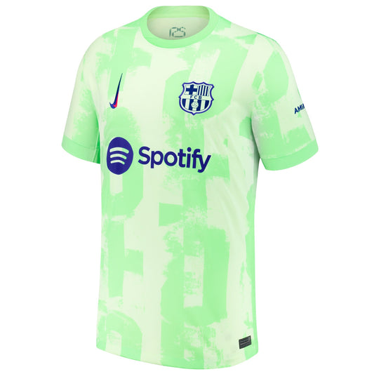 Lamine Yamal Barcelona 2024/25 Third Player Shirt - Yellow