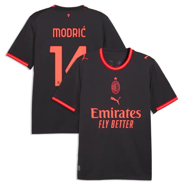Luka Modrić AC Milan Soccer Intl 2026/27 Third Replica Jersey - Gray