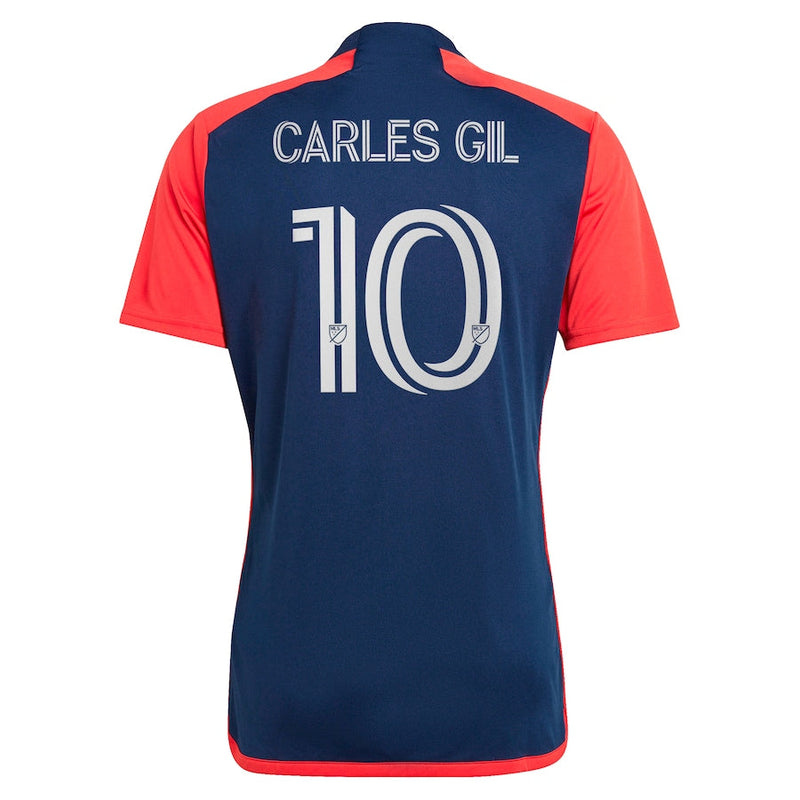 Carles Gil New England Revolution  2024 Boston Tea Party  Player Jersey – Navy