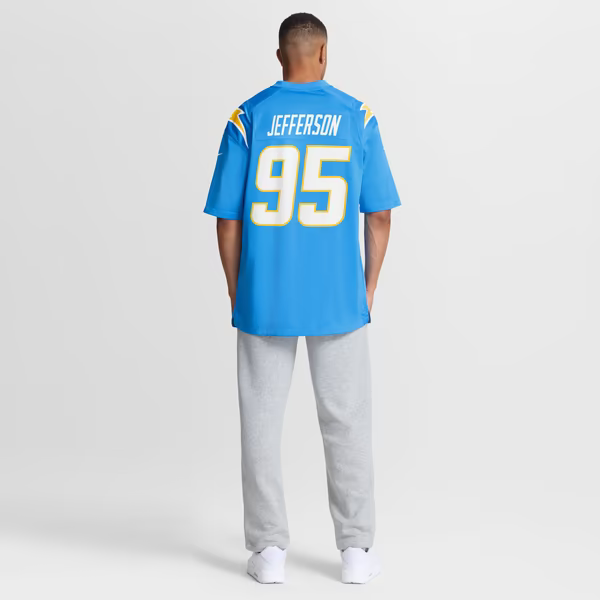 Soccer Intl Jefferson Los Angeles Chargers Soccer Intl Team Game Jersey - Powder Blue